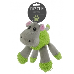 Fuzzle Hipopotam - miękka zabawka dla szczeniąt, małych i średnich psów